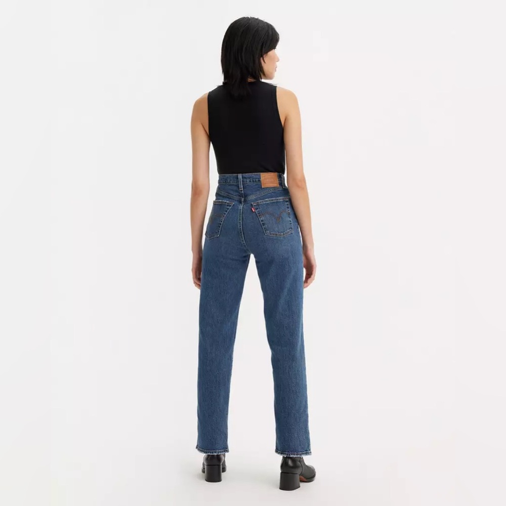 Levi's RIBCAGE STRAIGHT ANKLE WOMEN'S JEANS - Picture 4 of 7